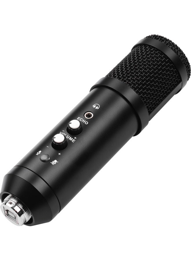 Studio Recording USB Condenser Microphone Black - Image 5