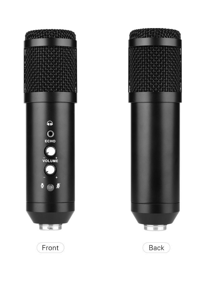 Studio Recording USB Condenser Microphone Black - Image 3