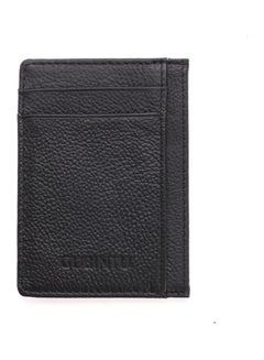 Leather Card Holder Black