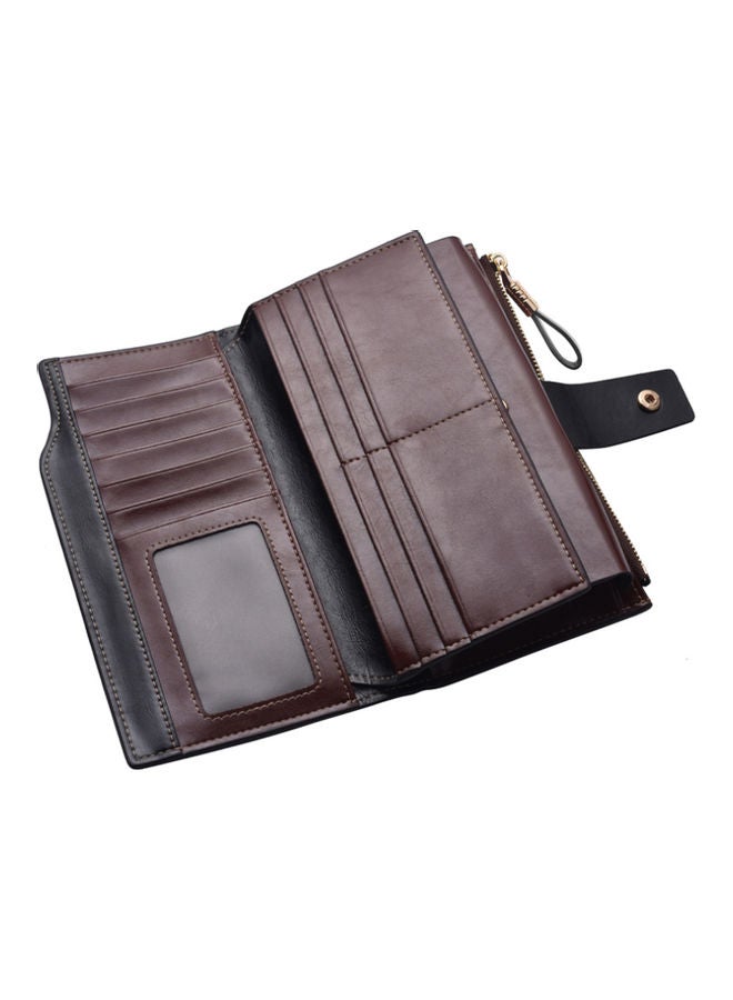 Beauenty - Antimagnetic Leather Purse Dark Coffe - Image 1