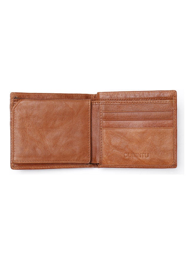 Leather Wallet Light Coffee