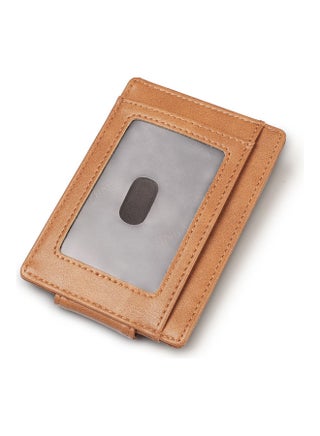 Leather Money Clip Coffee - v1603894884/N41582710A_1