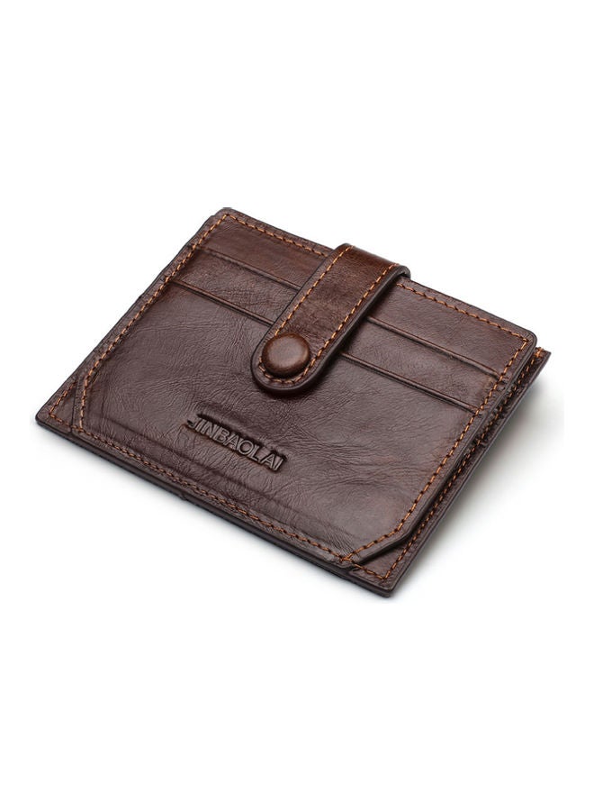 Beauenty Leather Card Wallet Dark Coffee  - Image 1