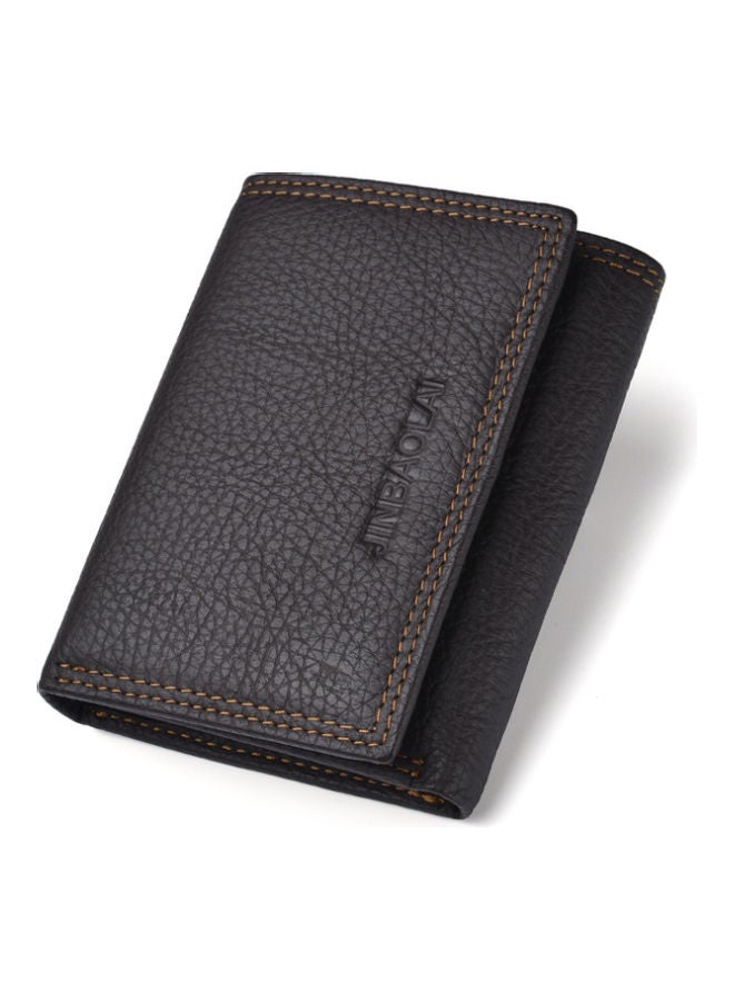 Beauenty Multipocket Leather Men's Wallet Coffee  - Image 1