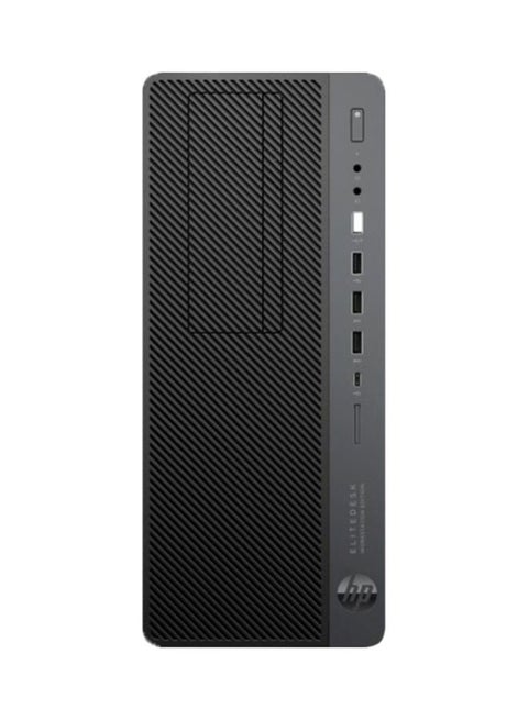 كمبيوتر إيليت ديسك 800 G4 الرأسي بمعالج كور i7/ ذاكرة رام سعة 4 جيجابايت/ محرك أقراص صلبة سعة 1 تيرابايت/ بطاقة رسومات إنتل بدقة عالية الوضوح أسود