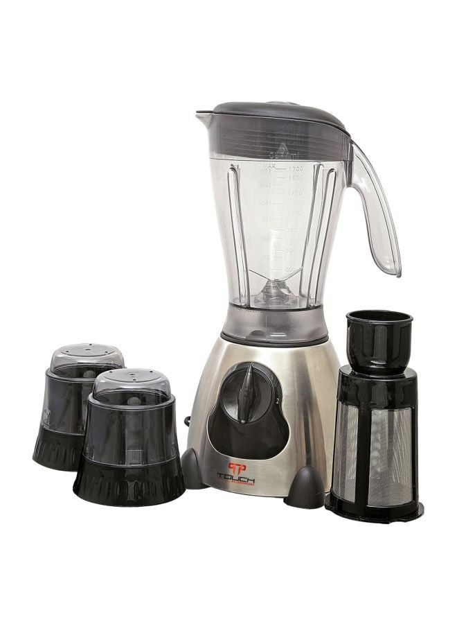 Touch 4-Piece Electric Hand Blender Set 400W 1.7 L 400.0 W 40501 Silver/Black/Clear 