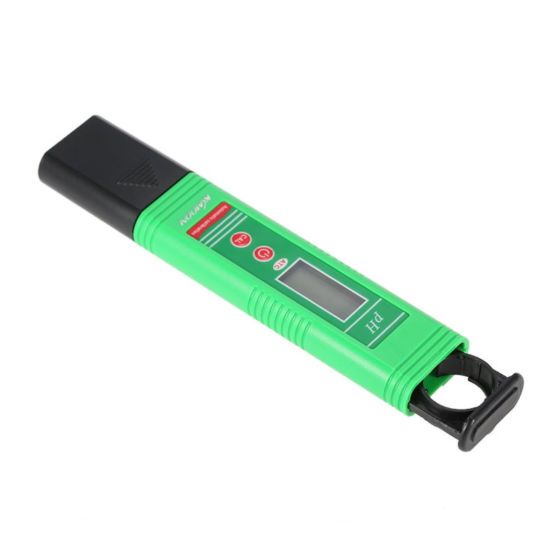 KKmoon - Professional And Power-Saving Pen-Type pH Meter With Automatic Temperature Compensation Function For Testing Water Quality Green 18.00 X 3.00 X 7.00cm - Image 1
