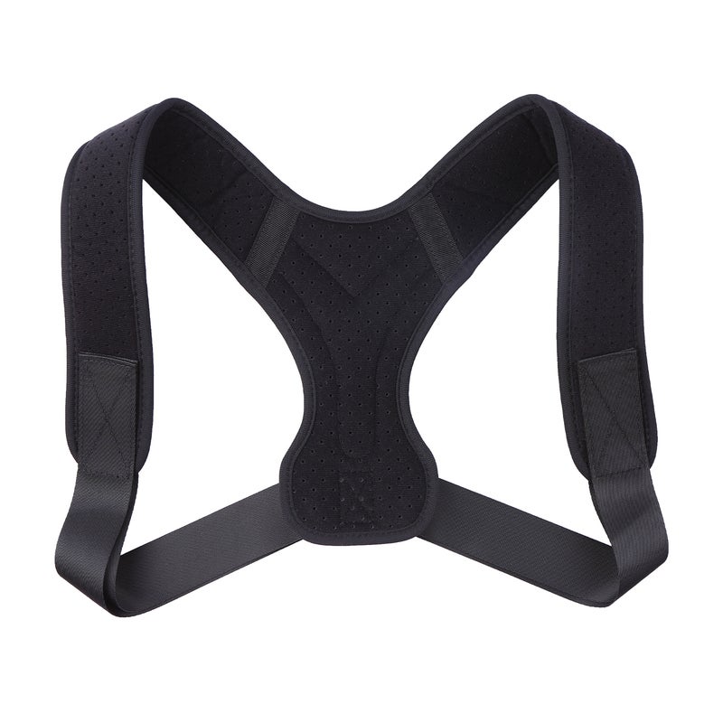 Large Size Adjustable Posture Corrector Braze For Men And Women Black 25.00 X 4.00 X 17.00cm - Image 2