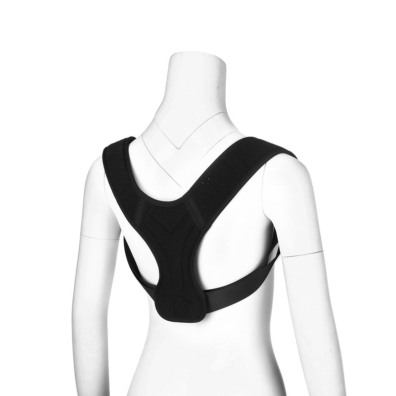 Large Size Adjustable Posture Corrector Braze For Men And Women Black 25.00 X 4.00 X 17.00cm - Image 4
