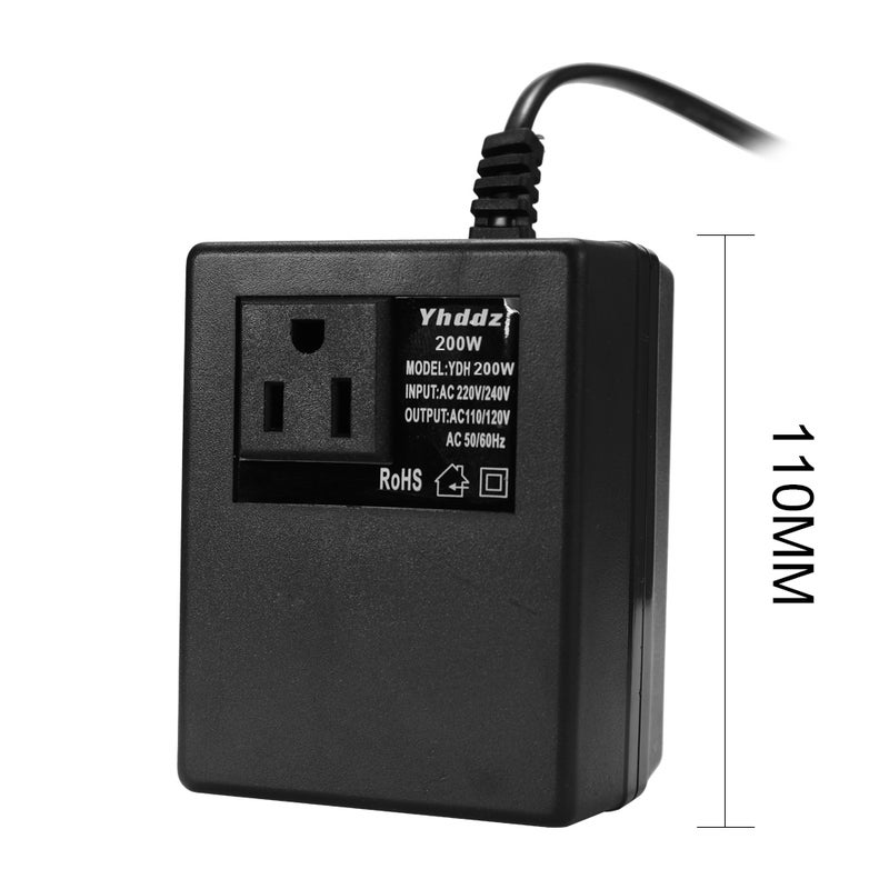 Generic - Transformer Step Down Voltage Converter Adapter Multicolor 14.00 X 8.00 X 11.00cm - Image 1