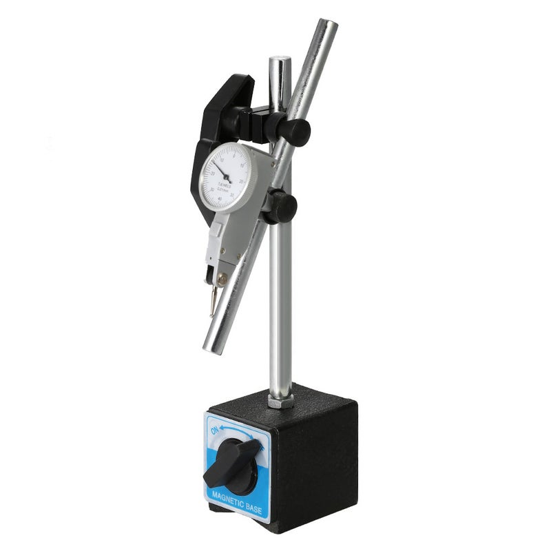 Magnetic Base Holder Iron Mini Flexible Bracket Tool with Double Adjustable Pole Black/Silver 25.00 X 5.50 X 8.50cm  - Image 5