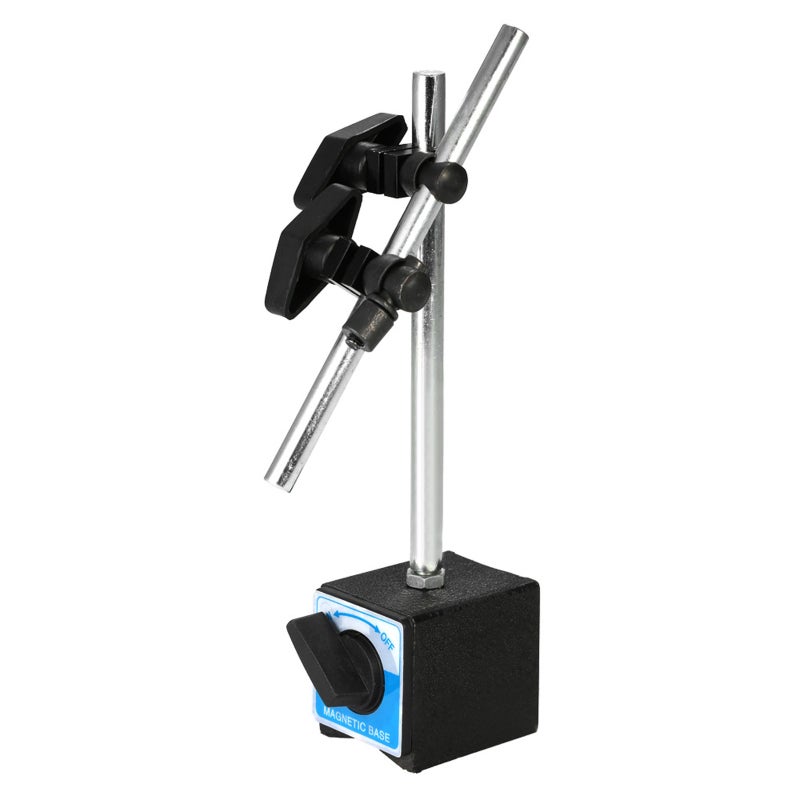 Magnetic Base Holder Iron Mini Flexible Bracket Tool with Double Adjustable Pole Black/Silver 25.00 X 5.50 X 8.50cm  - Image 4