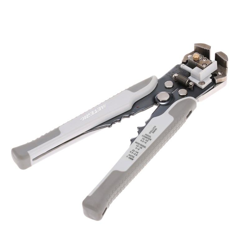 Generic Multifunctional Adjustable Cable Wire Stripper Crimping Tool Grey 28.00 X 1.50 X 12.50cm  - Image 2