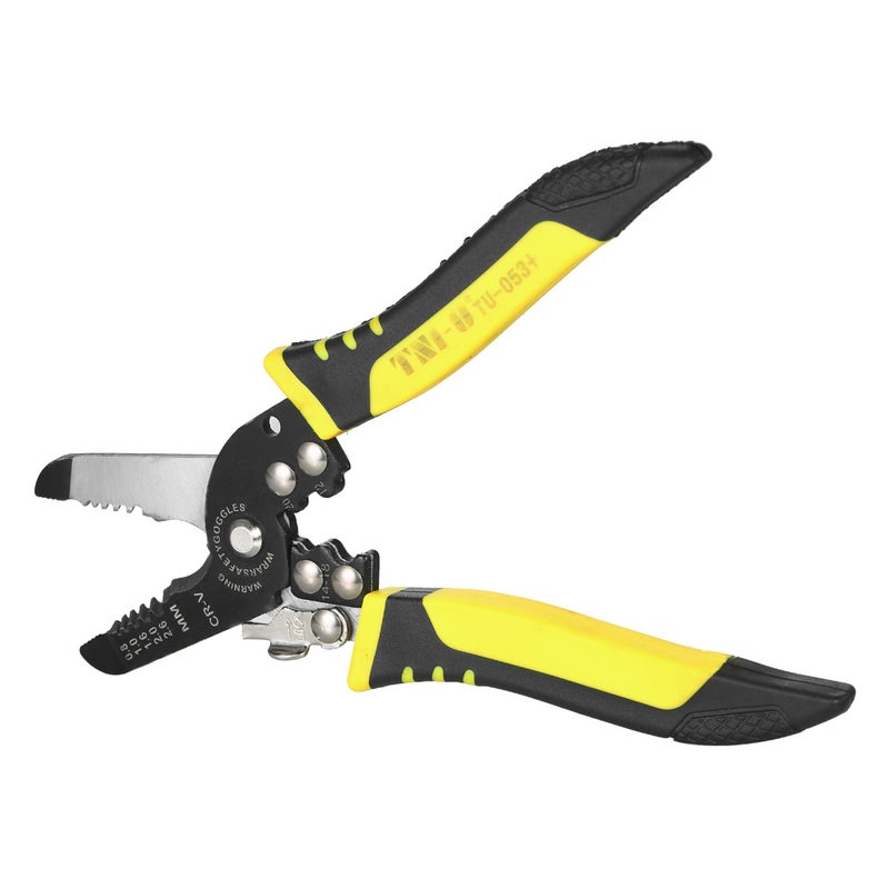 Multifunctional Cable Wire Stripper Cutter Crimping Pliers Stripping Tool Multicolor 24.00 X 2.00 X 8.50cm  - Image 5