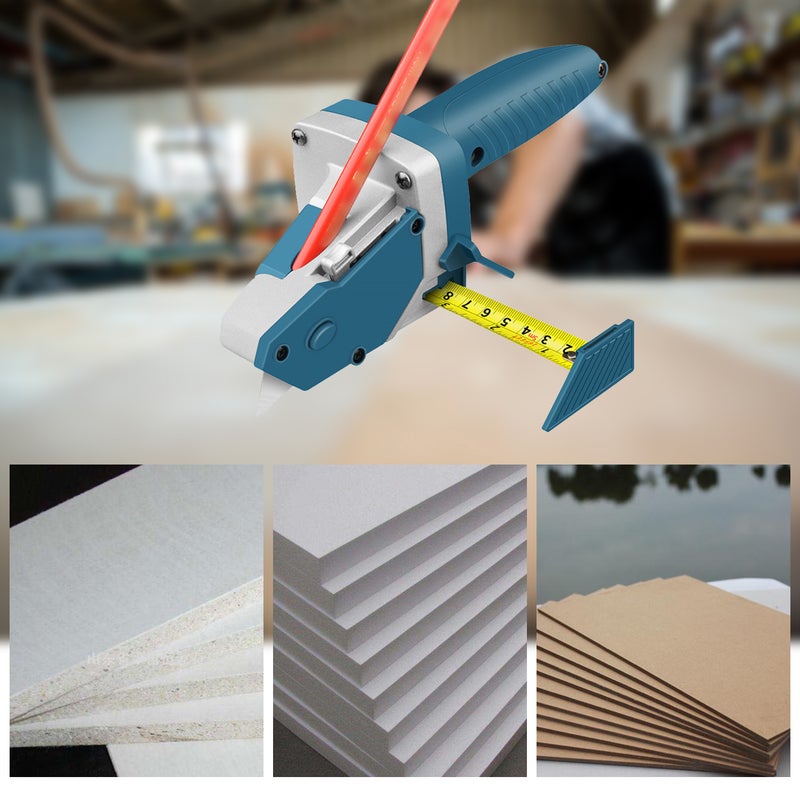 Gypsum Board Cutting Tool With Measure Tape Blue 26.00 X 10.00 X 10.00cm