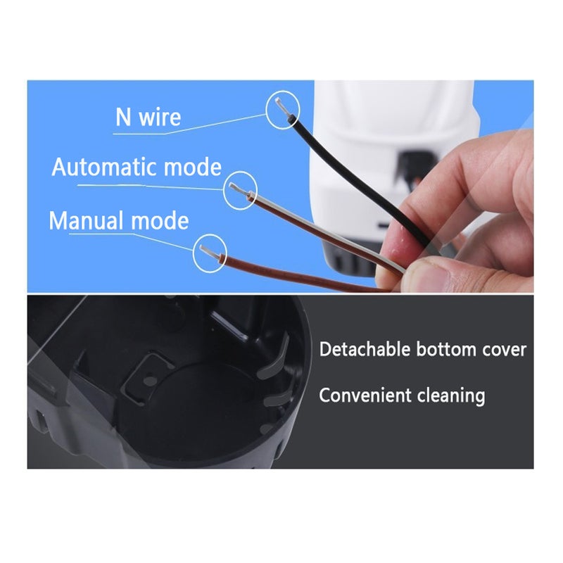 DC12V/24V 600/750/1100GPH Automatic Bilge Pump Submersible Boat Water Pump Electric with Float Switch Marine Equipment Multicolour 0.5 kg Multicolor 20.00 X 5.00 X 10.00cm - Image 2