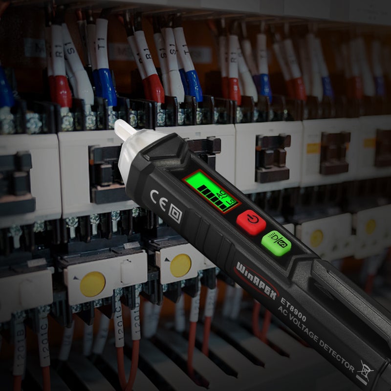 Handheld LCD Digital Voltage Current Meter Tester Black 16.10 X 2.80 X 3.30cm - Image 4