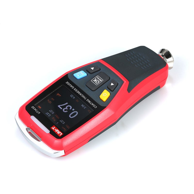 UT343D Digital Paint Coating Thickness Test Meter With USB Data Function Red 23.00 X 6.00 X 22.00cm  - Image 4