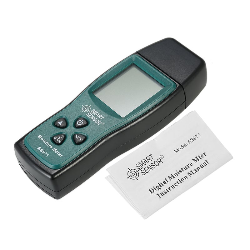 مقياس رطوبة بشاشة عرض LCD أخضر 22.00 X 3.50 X 15.00سم  - Image 4