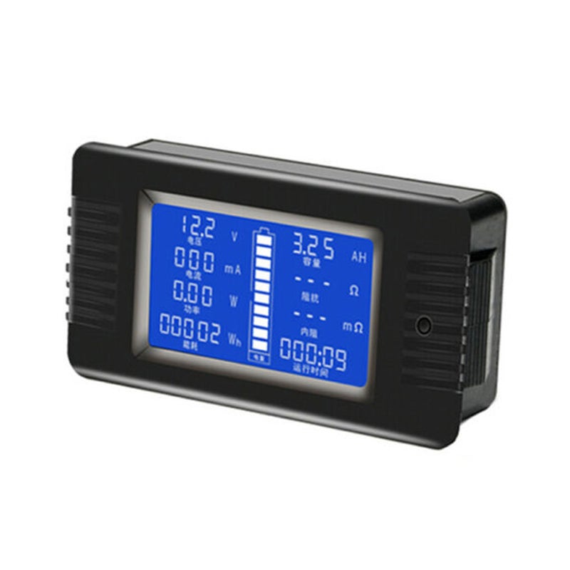 جهاز اختبار رقمي لجهد التيار مزود بشاشة LCD وسلك أسود/أحمر/أزرق 15.00 X 4.00 X 6.00سم  - Image 2