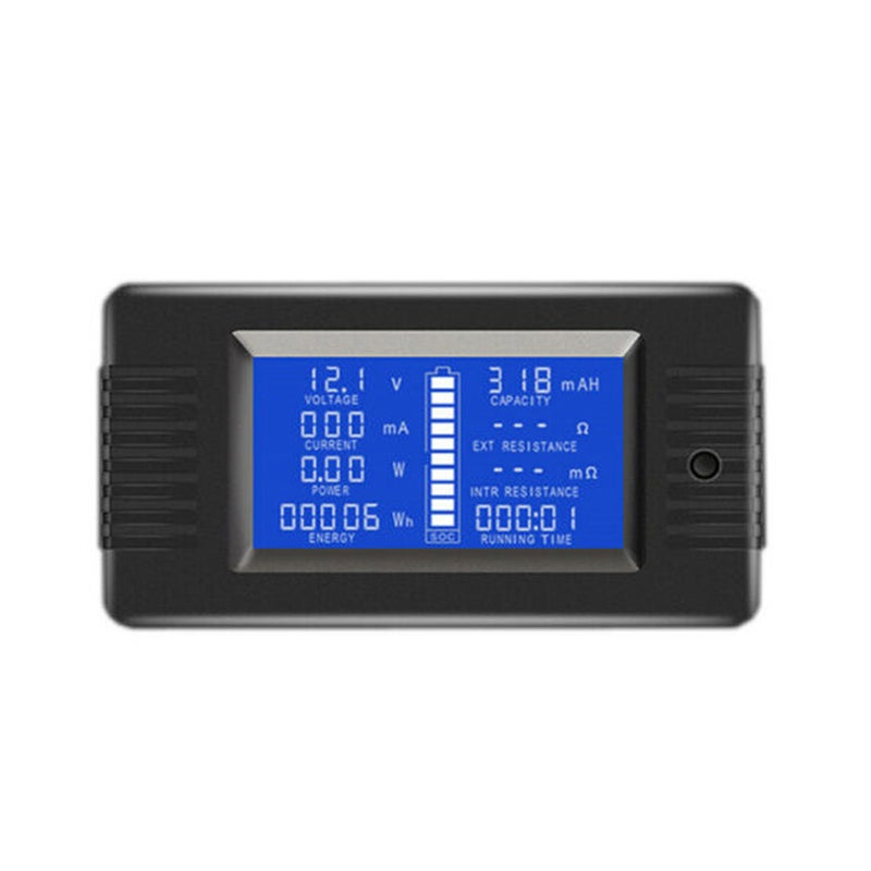 جهاز اختبار رقمي لجهد التيار مزود بشاشة LCD وسلك أسود/أحمر/أزرق 15.00 X 4.00 X 6.00سم  - Image 3