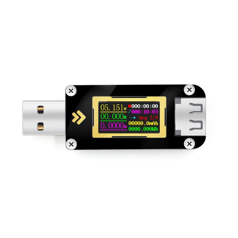 Generic - Current And Voltage Meter USB Multifunctional Tester Black 6.10 X 1.20 X 3.20cm - Image 1