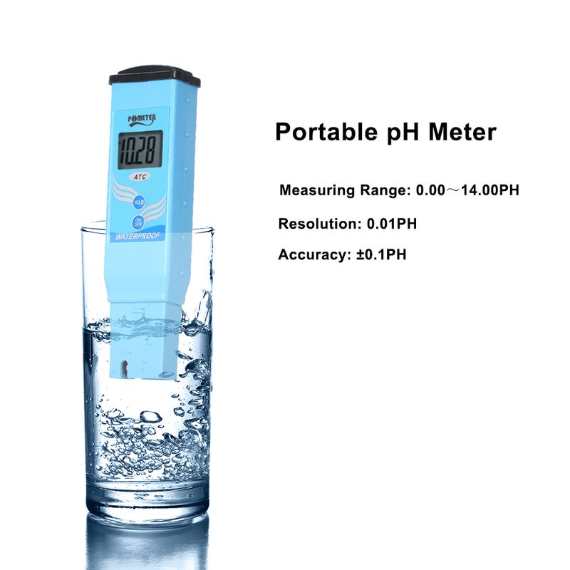 Portable Digital LCD pH Tester Blue/Black 19.00 X 4.00 X 6.00cm  - Image 5