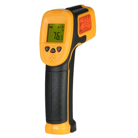 Mini Handheld Non-contact LCD Infrared Thermometer Black/Orange 21.30 X 4.00 X 13.50cm