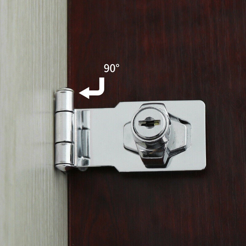 2.5 Inch Door Latch Lock Silver 11.00 X 4.00 X 4.00cm - Image 4