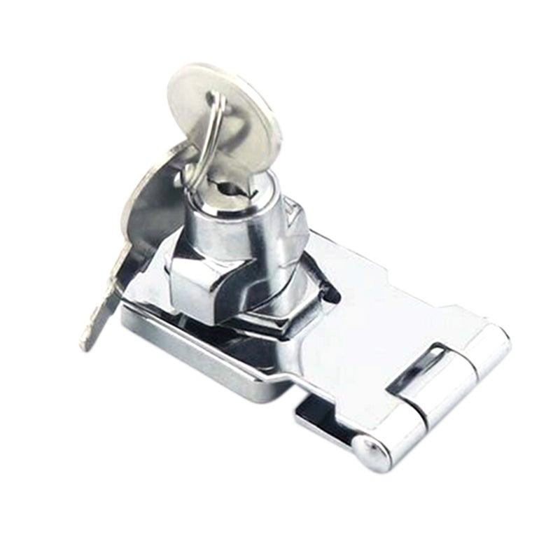 3 Inch Door Lock Latch With Keys Silver 11.00 X 4.00 X 4.00cm - Image 2
