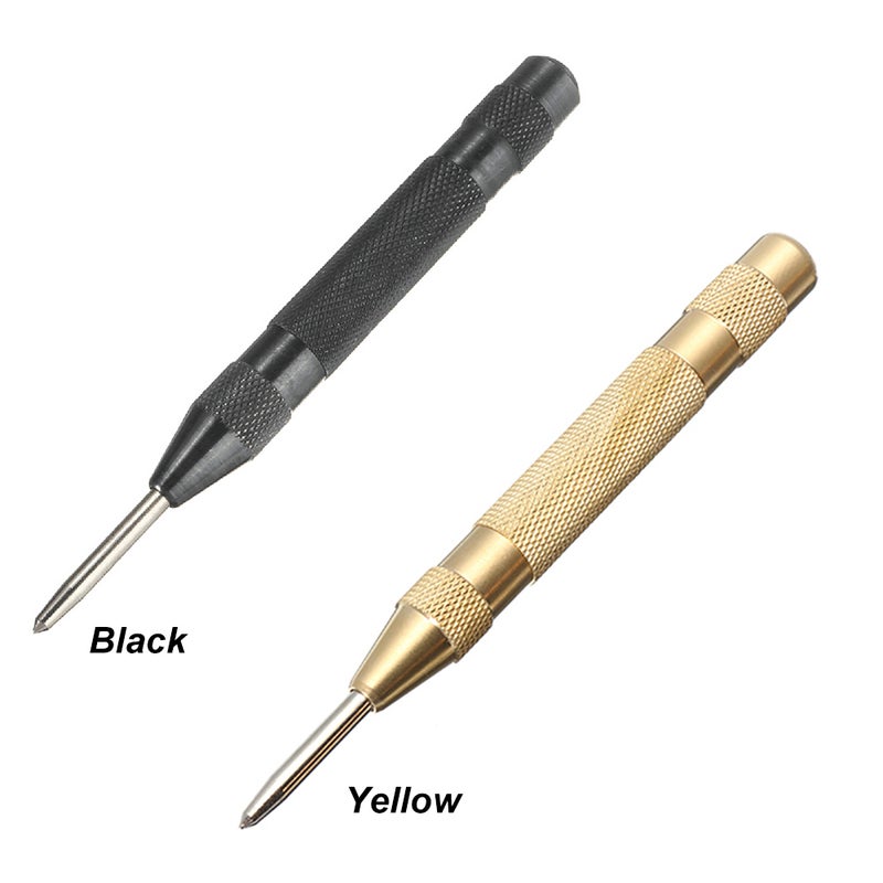 Automatic Center Pin Punch Tool Gold 13.00 X 0.50 X 0.50cm  - Image 2