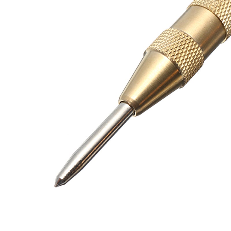 Automatic Center Pin Punch Tool Gold 13.00 X 0.50 X 0.50cm  - Image 5