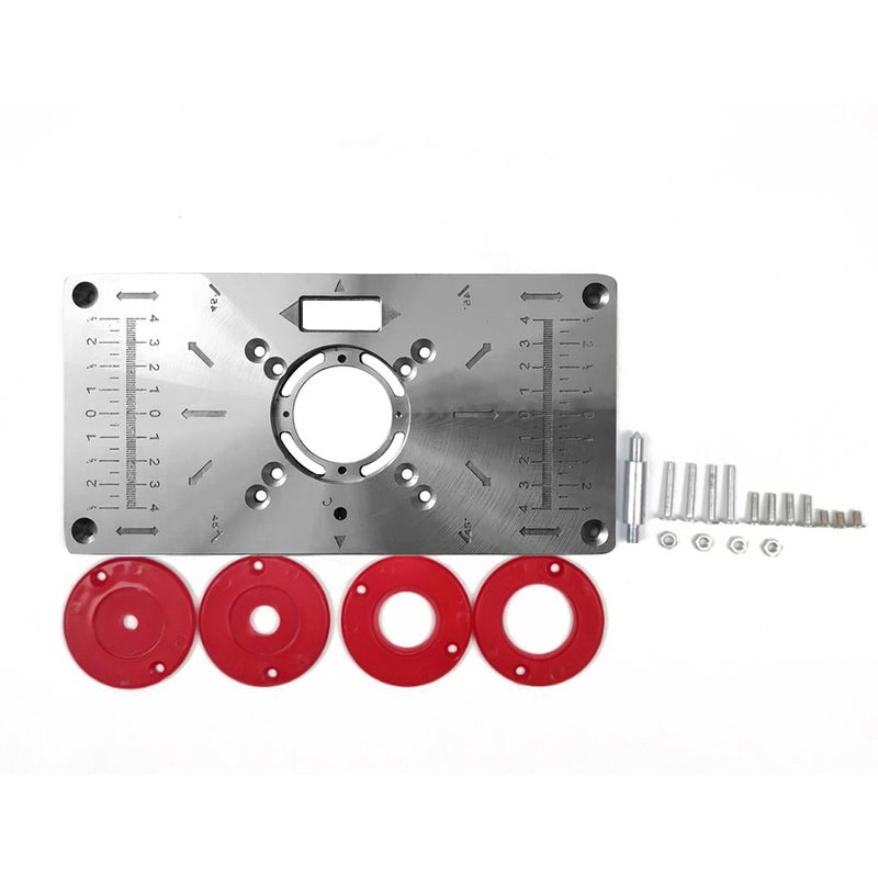 Router Table Insert Plate Trimmer Engraving Machine Tool Multicolor 25.00 X 7.00 X 13.00cm  - Image 1