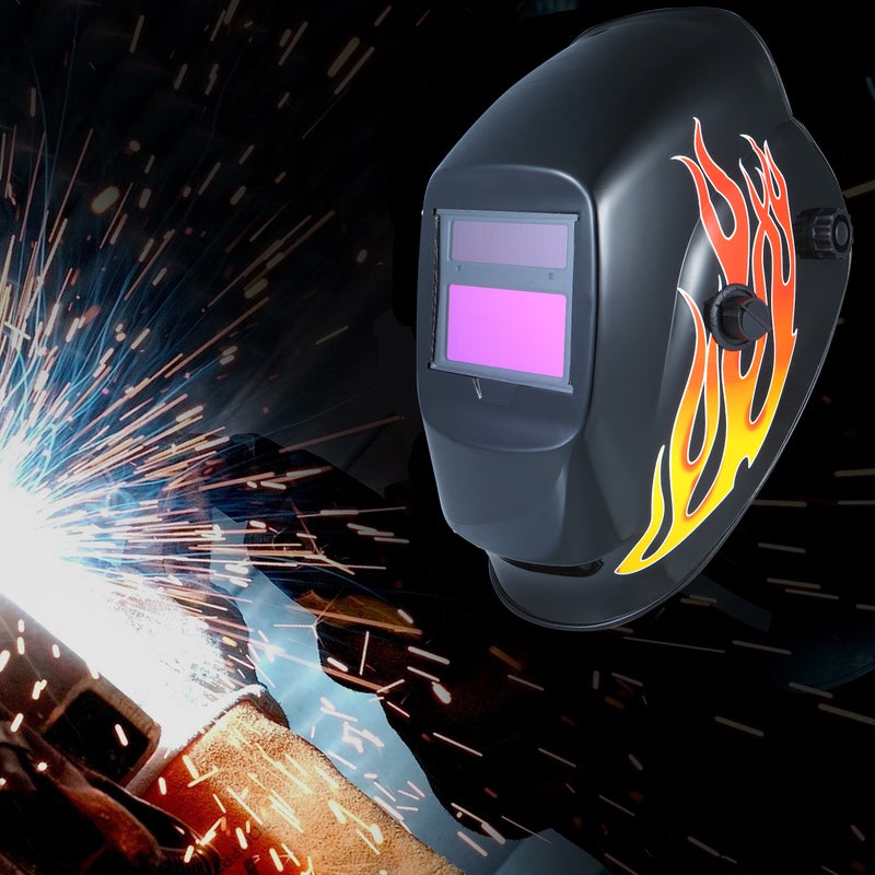 Solar Power Automatic Darkening Welding Helmet Mask Black 33.00 X 25.00 X 25.00cm  - Image 3