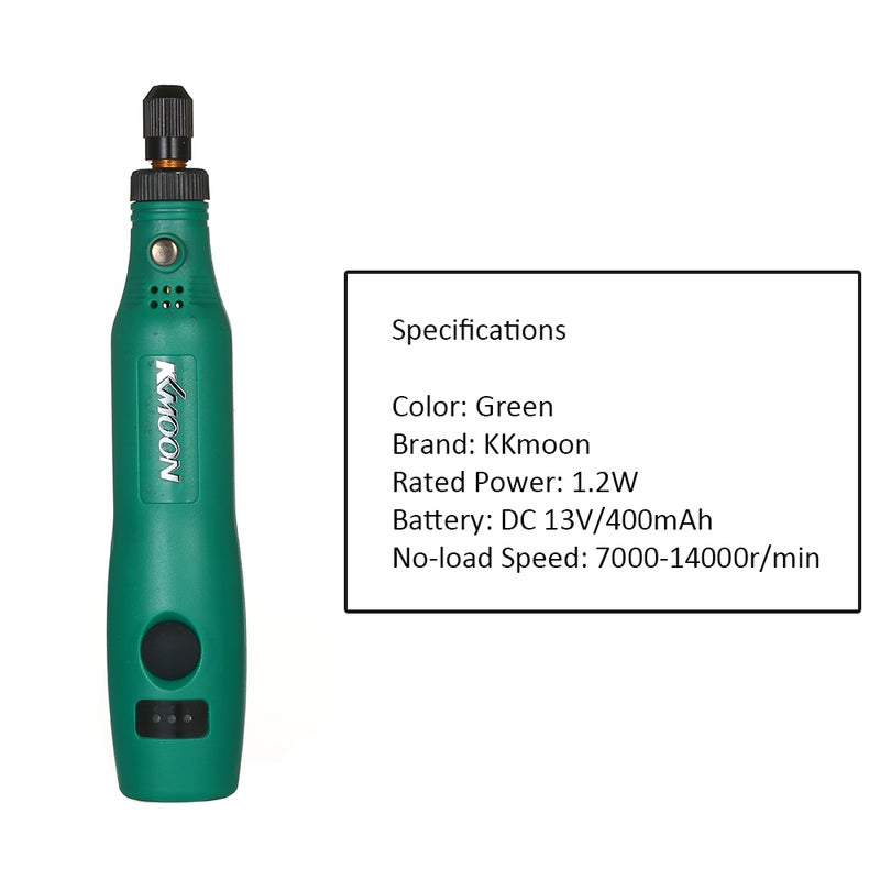 KKmoon Adjustable 3 Level Speed Power Tool Green 17.00 X 6.00 X 7.00cm - Image 2