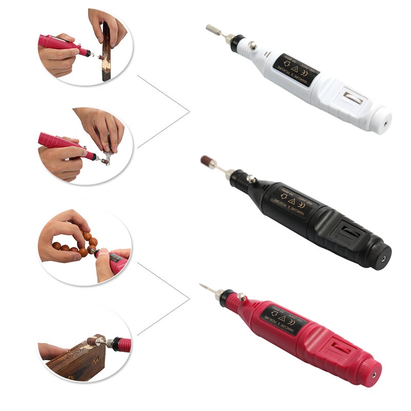 Anti-Rolling Electric Grinder Drill Tool Red 24.00 X 3.00 X 16.00cm - Image 4