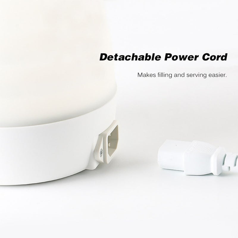 غلاية كهربائية محمولة للسفر مع إمكانية التحكم في درجة الحرارة لتسخين المياه وتدفئتها أبيض 16.20 X 10.00 X 12.50سم - Image 3