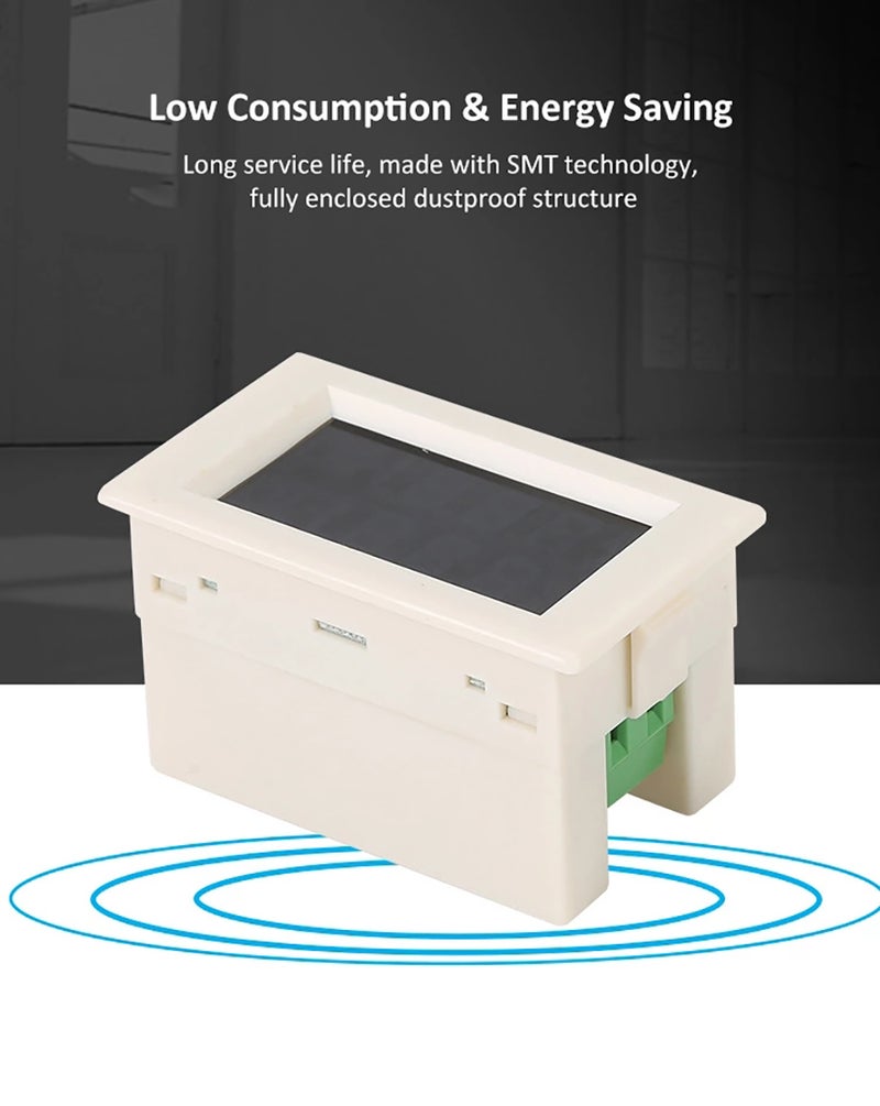 Double Digital LCD Display Voltmeter And Ammeter Tester Black 8.10 X 4.30 X 4.40cm - Image 4