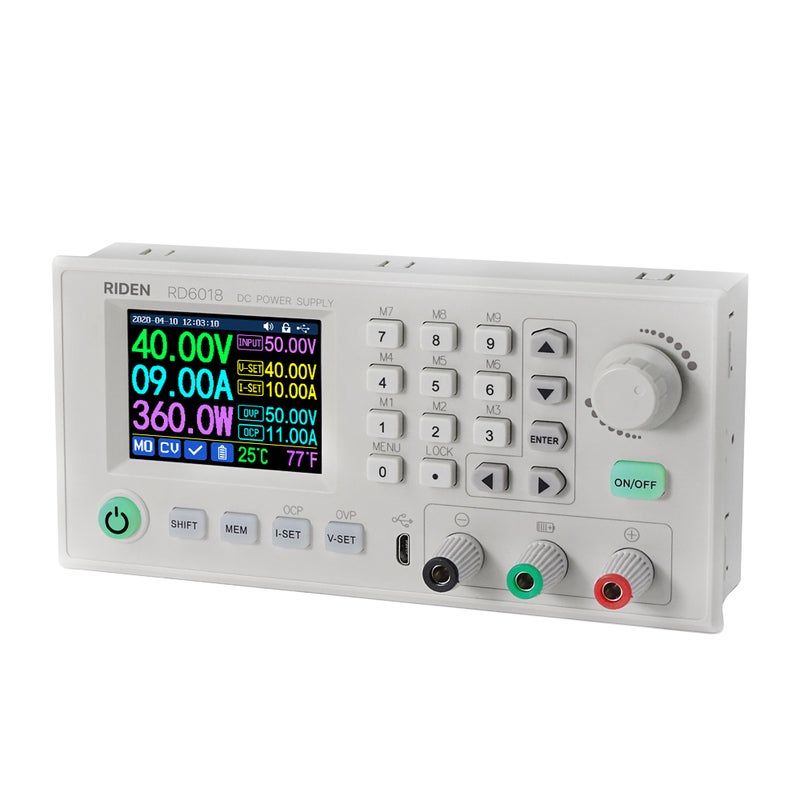 Generic - RD6018 18A Constant-Voltage and Constant-Current Direct-Current Power-Supply Module Keypad PC Software Control Voltmeter Multicolor 25.00 X 10.00 X 15.00cm - Image 1
