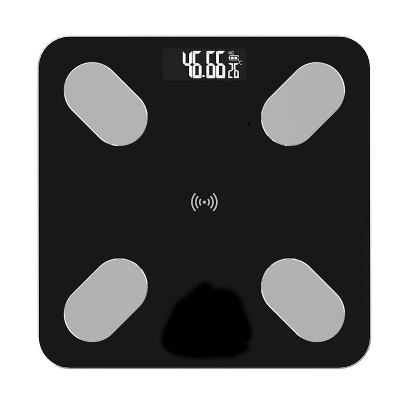 Multi-Functional Intelligent BT4.0 Electronic Digital Body Weight Scale with Smartphone App Black 29.50 X 5.00 X 29.50cm - Image 3