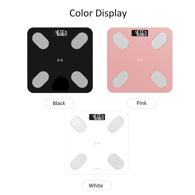 Multi-Functional Intelligent BT4.0 Electronic Digital Body Weight Scale with Smartphone App Black 29.50 X 5.00 X 29.50cm - Image 4