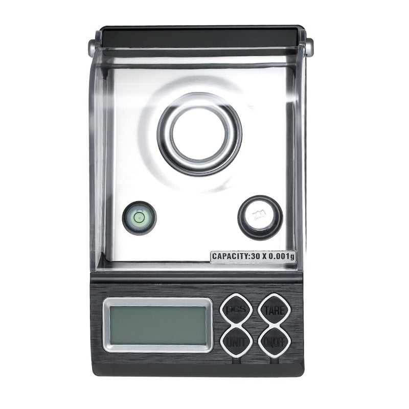 High Precision Professional Digital Milligram Scale Black/Silver 16.00 X 7.00 X 10.00cm - Image 2