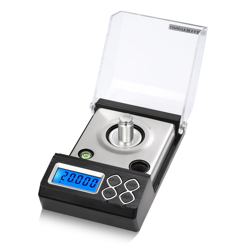 High Precision Professional Digital Milligram Scale Black/Silver 16.00 X 7.00 X 10.00cm - Image 3