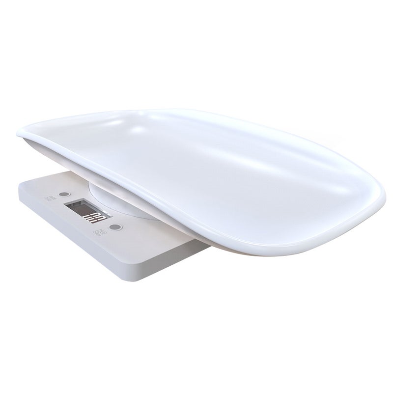 Small Pet Digital Portable Electronic Kitchen Food Scale with LCD Display White 30.00 X 5.00 X 19.00cm - Image 2