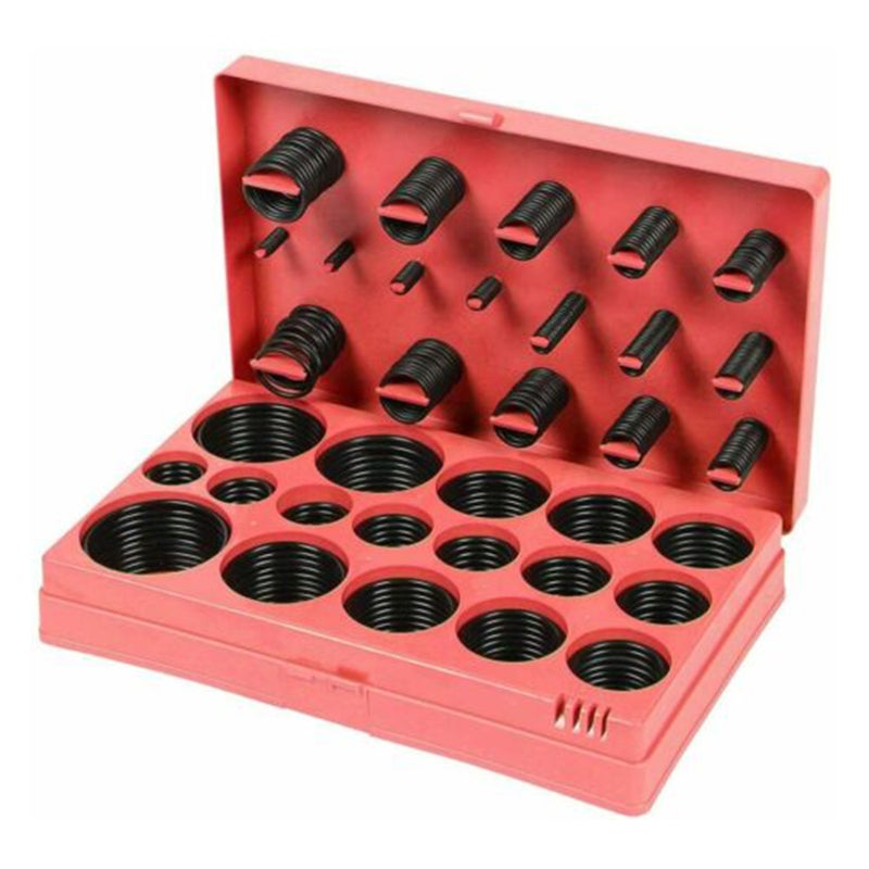 Generic 419 Piece Universal Assortment Metric O-Ring Gasket Kit with Storage Box Black 25.00 X 4.00 X 16.00cm  - Image 1