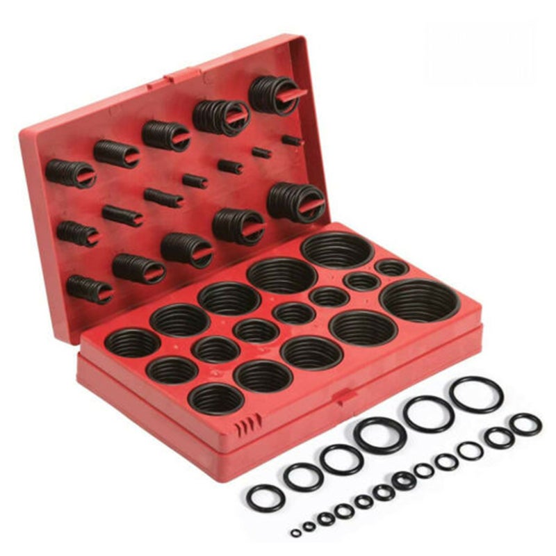 Generic 419 Piece Universal Assortment Metric O-Ring Gasket Kit with Storage Box Black 25.00 X 4.00 X 16.00cm  - Image 3