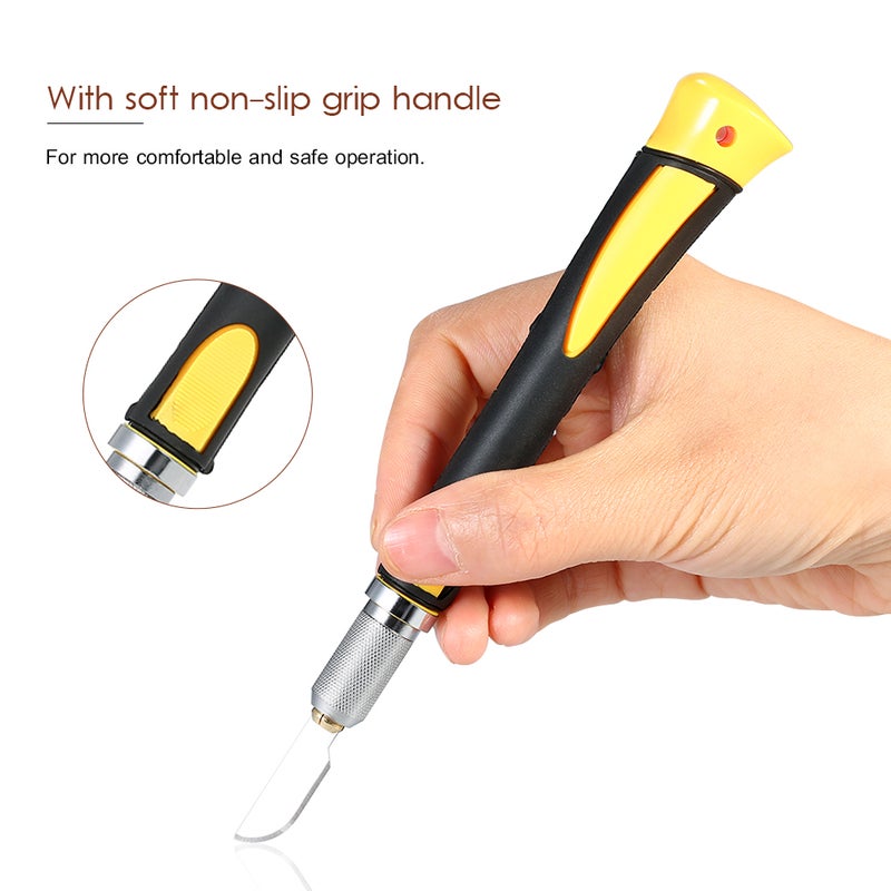KKmoon Engraving Craft Pen Tools With 14 Blades And Safety Cap Multicolor 22.00 X 3.00 X 10.80cm  - Image 2