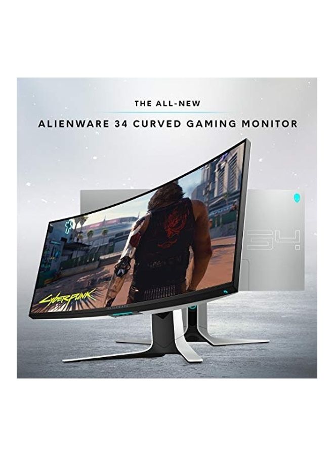 ALIENWARE AW3420DW NEW Curved 34 Inch WQHD 3440 X 1440 120Hz, Monitor Lunar Light - v1603897282/N41637476A_5