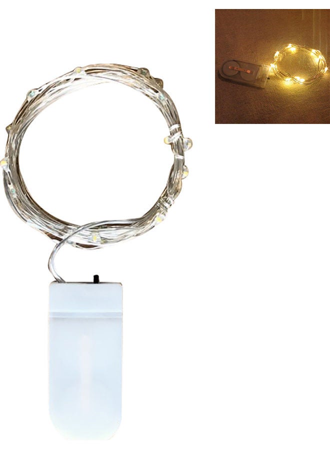 شريط إضاءة رائع مكون من 20 مصباح LED لديكور المنزل والحفلات. أبيض دافئ - Image 1