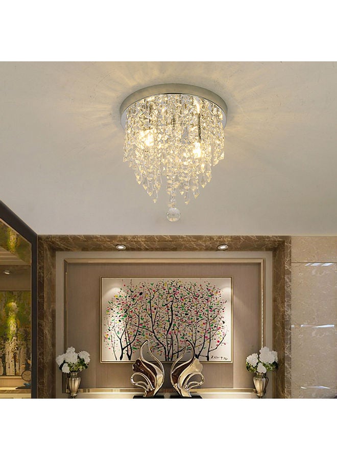 Modern G9 LED Artificial Crystal Pendant Chandelier Lamp Ceiling Light Decor golden 29.95x29.6x11.8centimeter  - Image 2